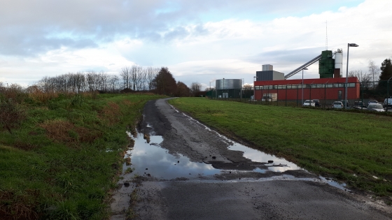 Vernieuwen van de rijweg - voor de werken