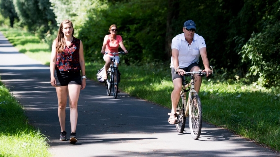 wandelen en fietsen 