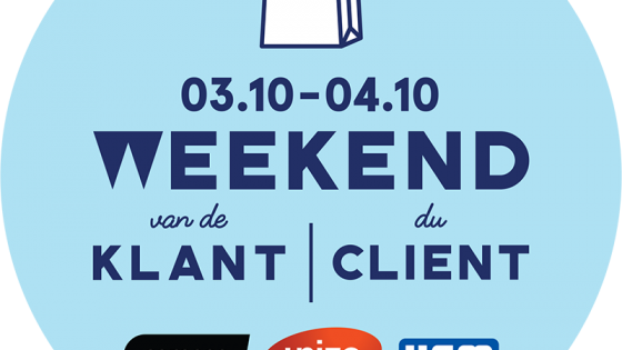 Logo Weekend van de Klant 2020 met transparante achtergrond