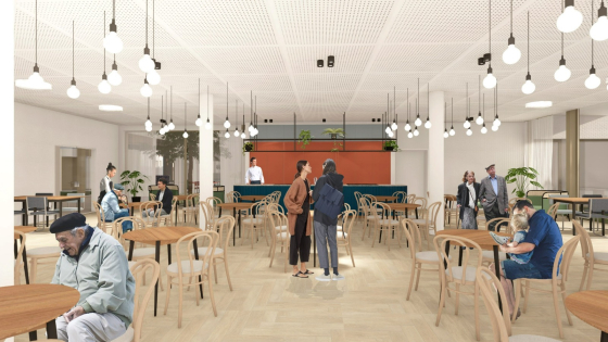 Zorgcampus Condédreef renderbeeld