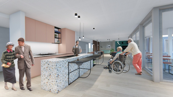 Zorgcampus Condédreef renderbeeld