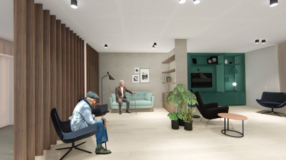 Zorgcampus Condédreef renderbeeld