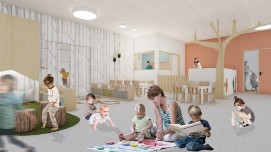 Zorgcampus Condédreef renderbeeld