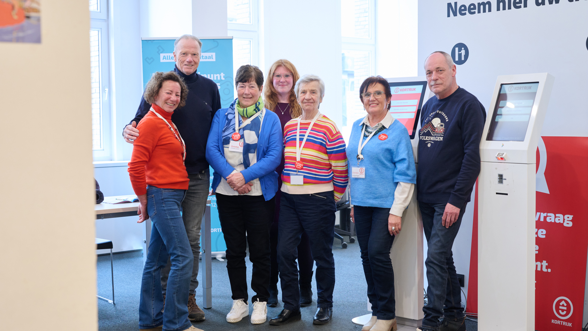 Foto van groep vrijwilligers 