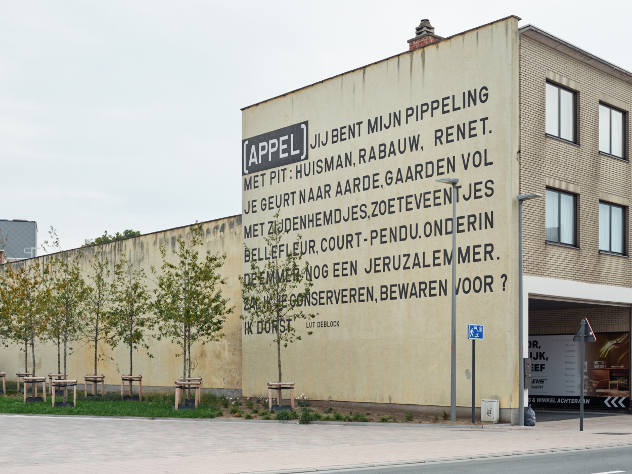 Foto van het gedicht Appel van Lut Deblock