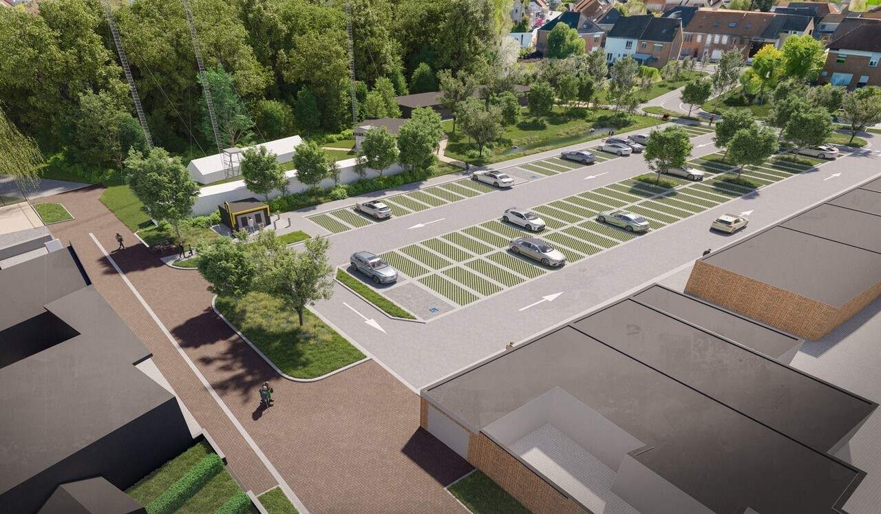 Foto van de parking Rietput in Bissegem