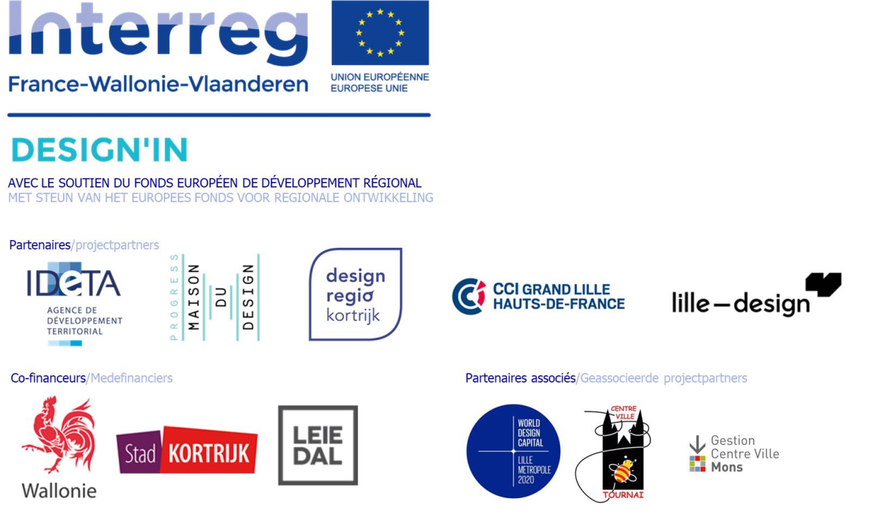 Design In logos partners en ondersteuning
