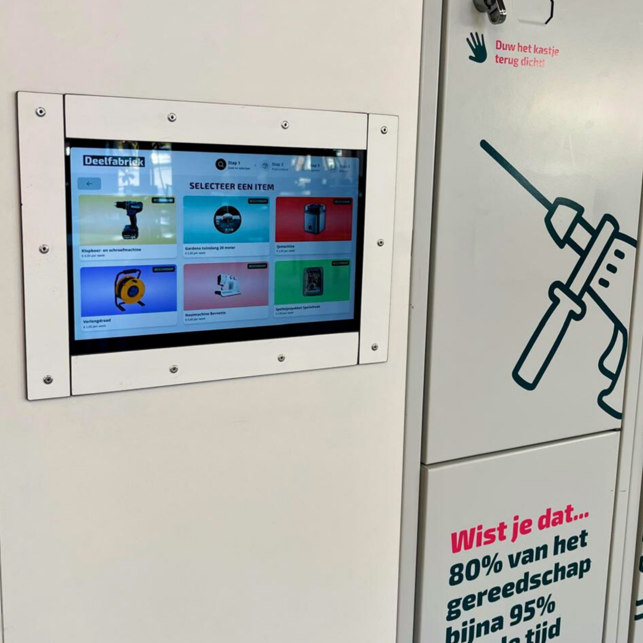 Deelkast in de Deelfabriek 