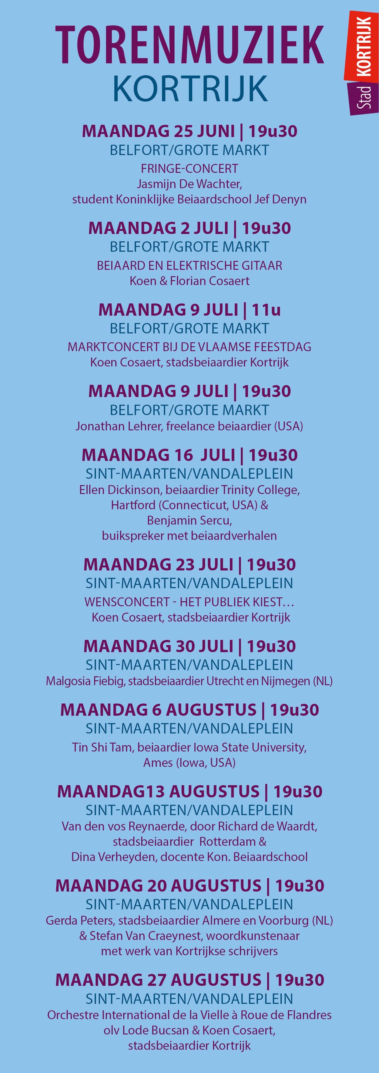 Torenmuziek 2018