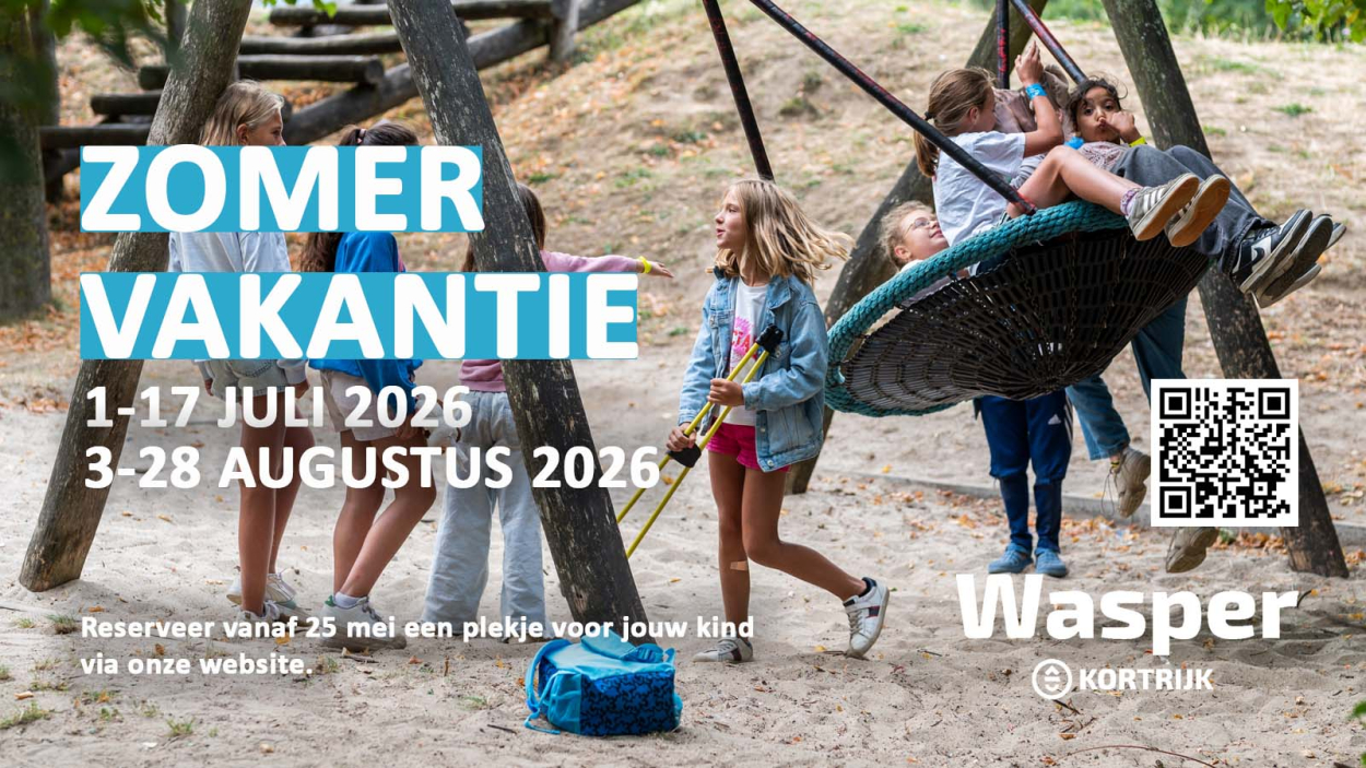 Wasper in de zomervakantie
