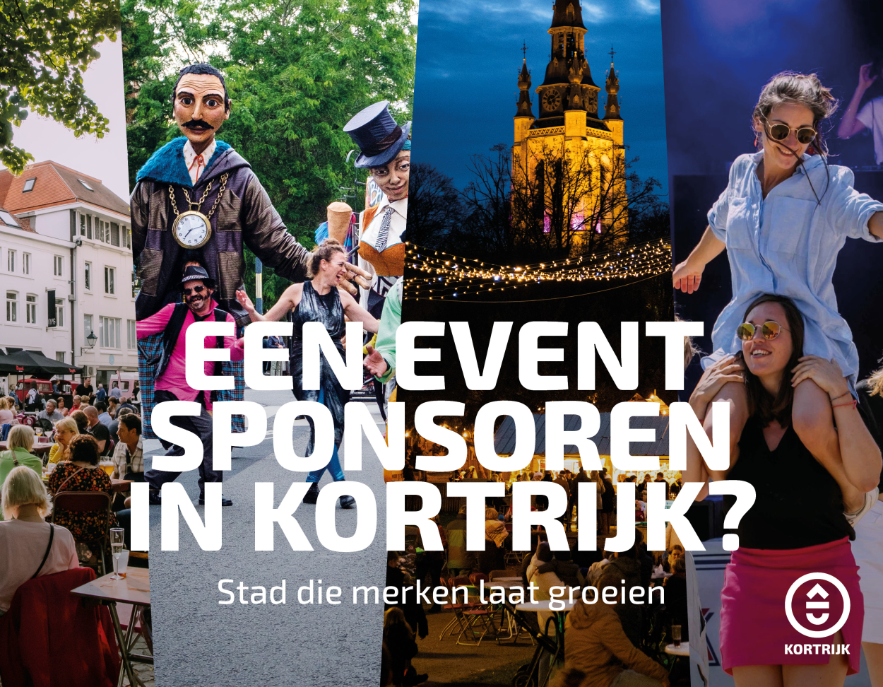 Brochure Een event sponsoren in Kortrijk