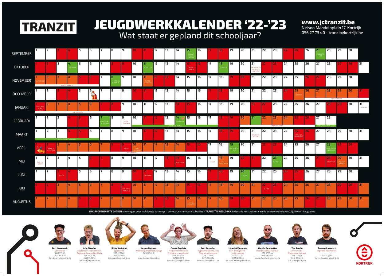 jeugdwerkkalender