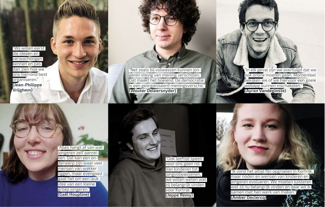 Foto's van Jean-Philippe, Wouter, Ayran, Gaël, Jeppe, Amber
