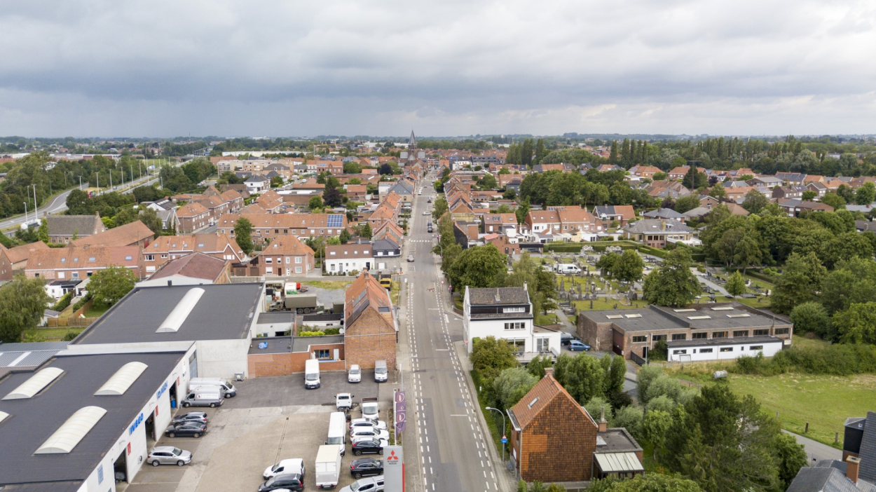 De driekerkenstraat in Kortrijk