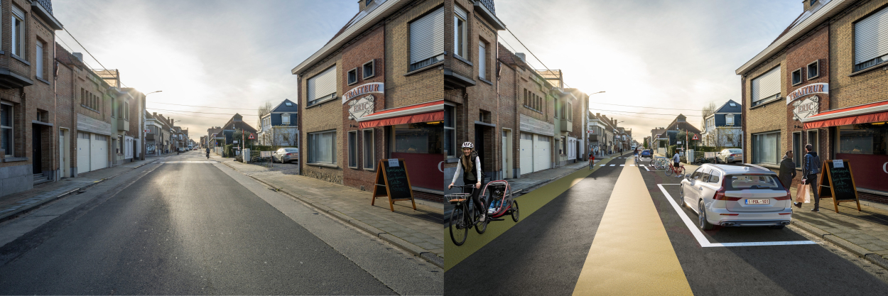 Rekkemsestraat Marke voor en na 2