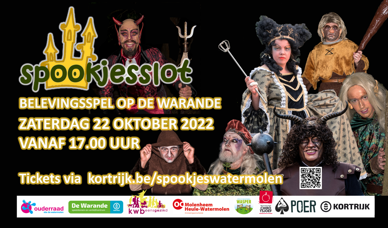 Spookjesslot 22 oktober vanaf 17 uur op De Warande