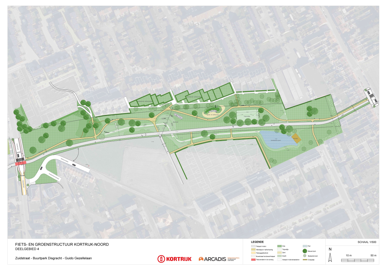 Voorontwerp groene verbinding - Guide Gezellelaan