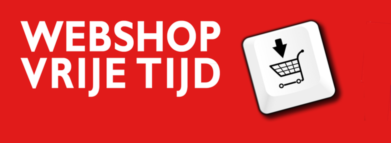 Banner webshop vrije tijd