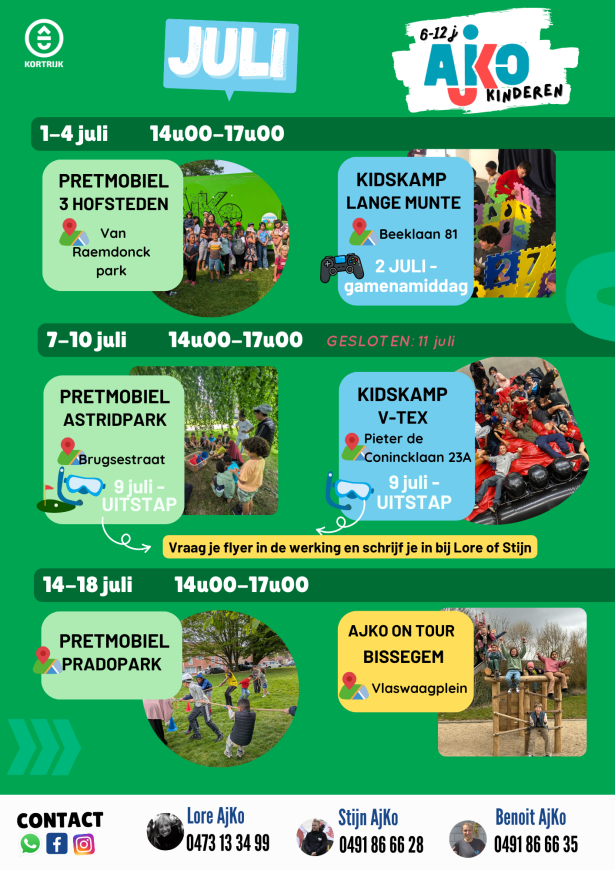 AjKo vakantiekalender juni
