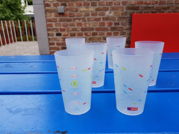 herbruikbare bekers
