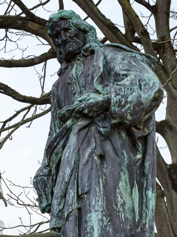 Foto Jan Palfijn standbeeld