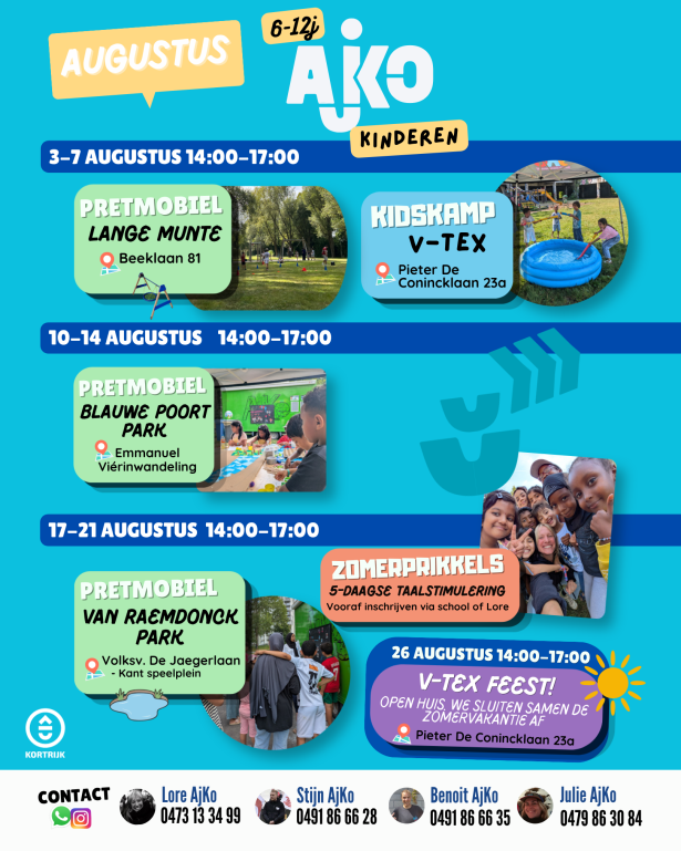 AjKo kalender zomer 2026
