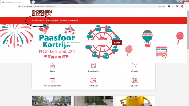 Afspraak Onderneem in Kortrijk
