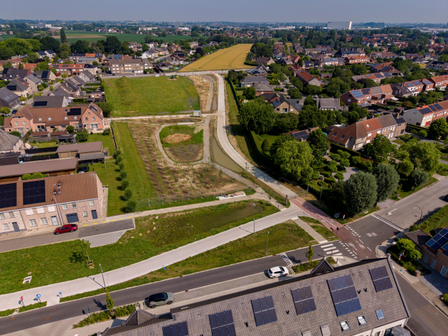 Drone De Groene Verbinding Heule - Molenstraat Izegemsestraat