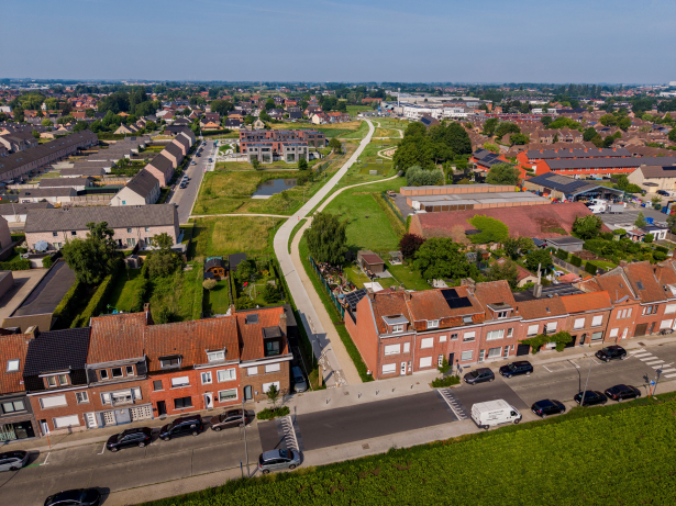 De Groene verbinding - Deelgebied Guido Gezellelaan &ndash; Zuidstraat - Drone