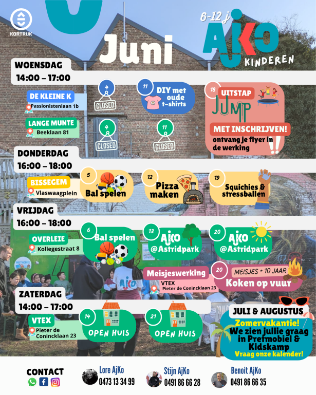 Kalender kinderwerking AjKo