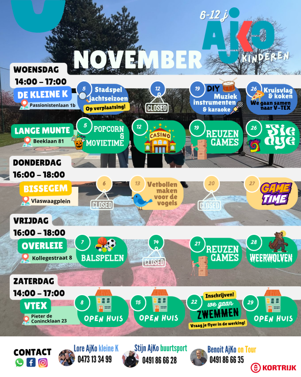 Kalender kinderwerking AjKo