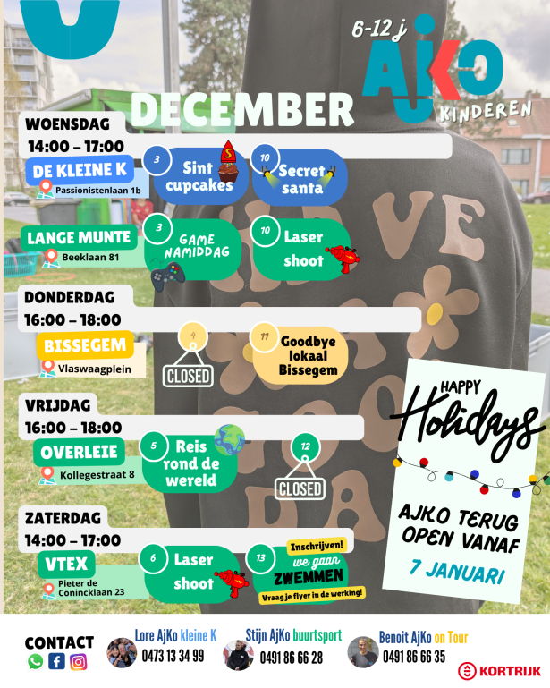 Kalender kinderwerking AjKo