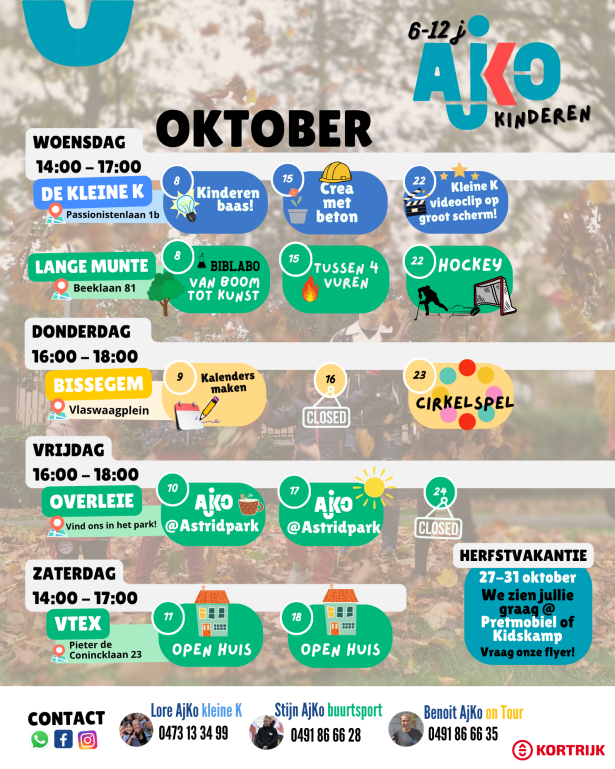 Kalender kinderwerking AjKo 