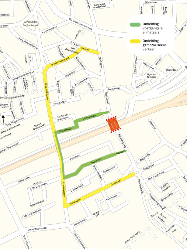 wegomlegging maandagweg