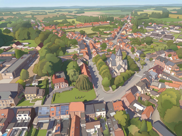 Rollegem illustratie