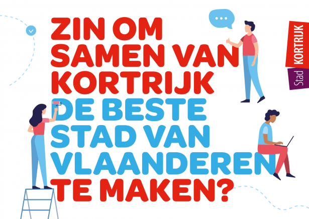 Zin om samen van Kortrijk de beste stad van Vlaanderen te maken