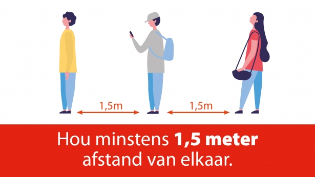 Hou afstand in tijden van corona