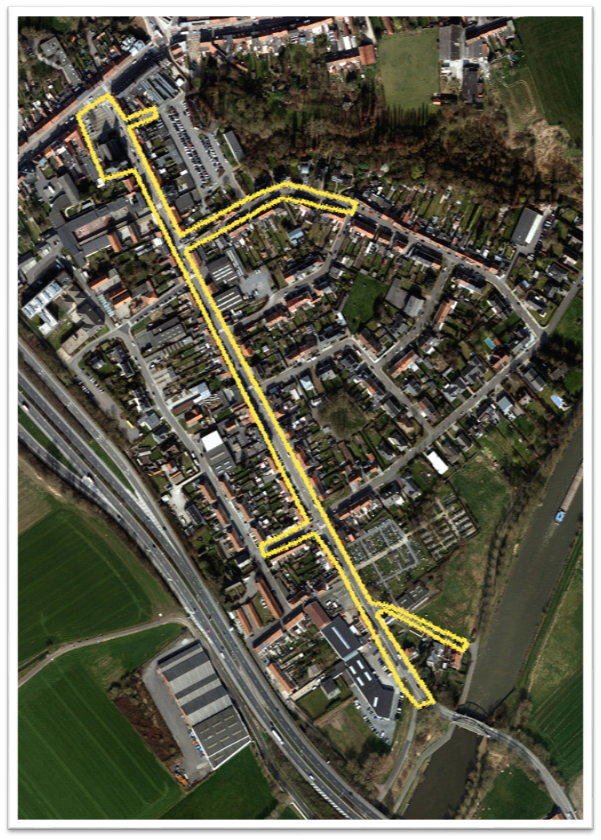 Plan straten gescheiden riolering