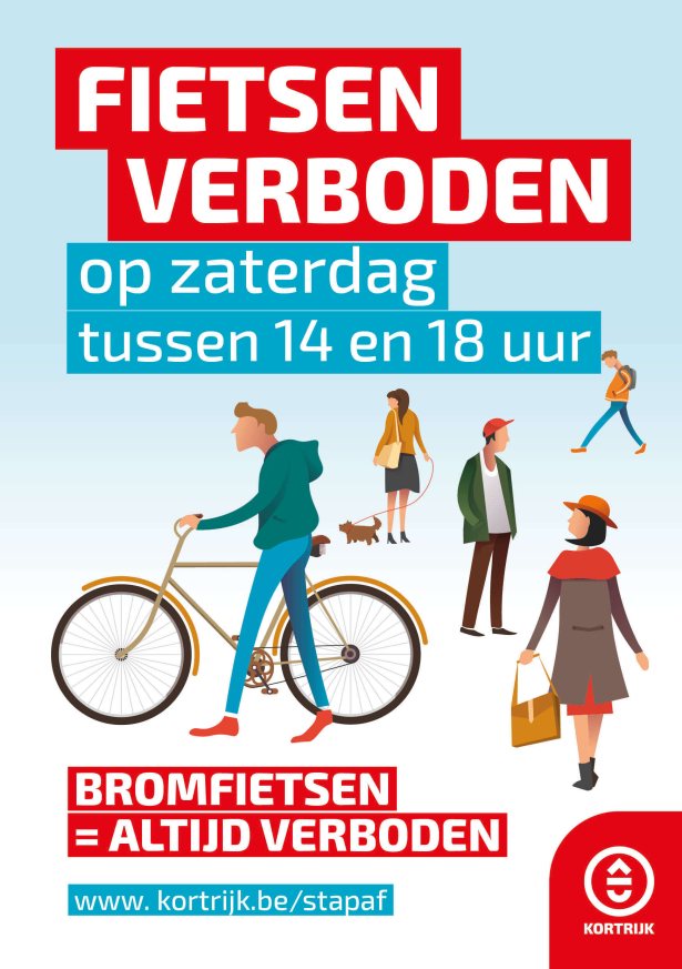 fietsverbod op zaterdagnamiddag
