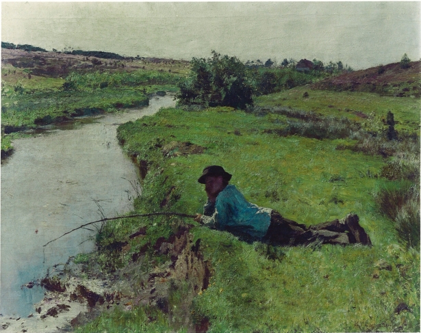 Jonge Visser Schilderij