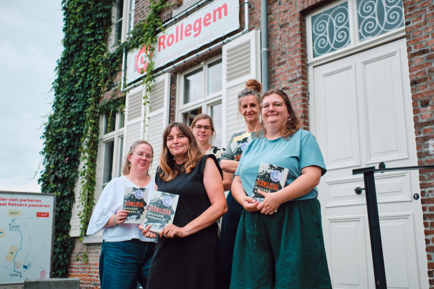 De leden van Leesclubbing Rollegem