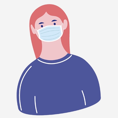 Mondmasker - vrouw