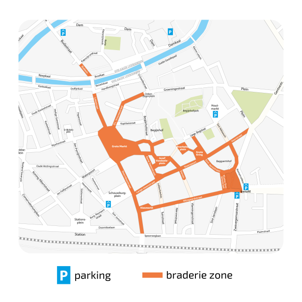 Grondplan braderie 2023