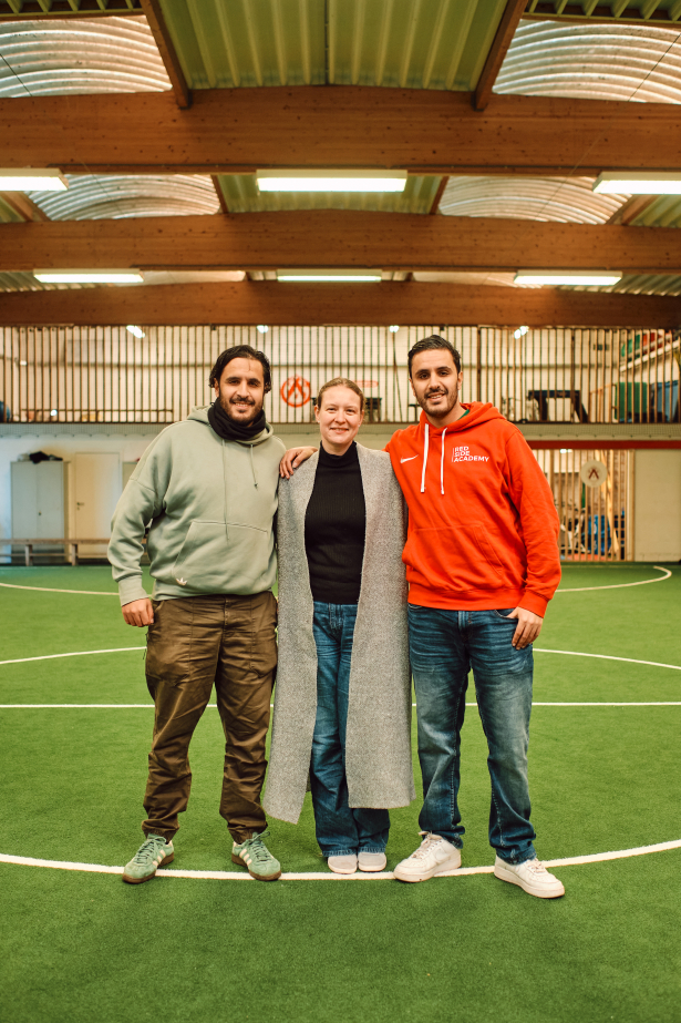 Youssef, Liesbeth en Younes