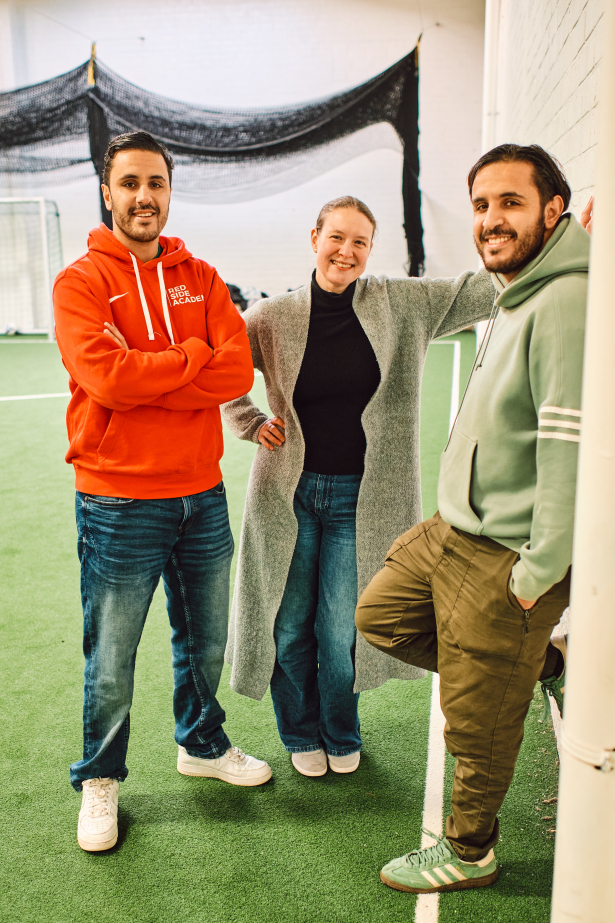 Younes, Liesbeth en Youssef