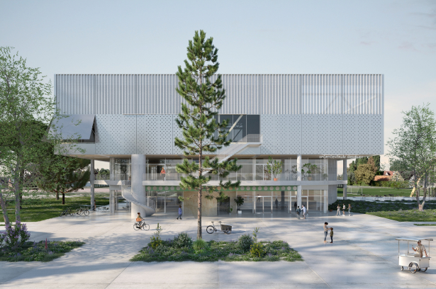 Nieuwe sporthal site Wembley