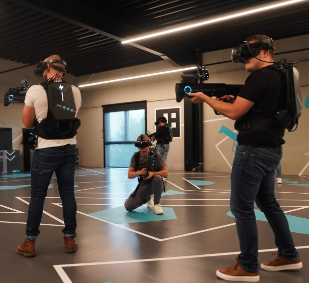 Mensen spelen VR