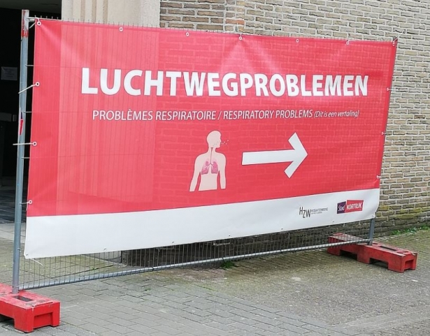 Banner luchtwegproblemen wachtpost huisartsen.